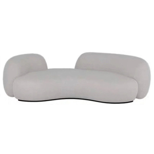 Muebles de sala de estar al por mayor, <span class=keywords><strong>sofá</strong></span> Chesterfield moderno de <span class=keywords><strong>3</strong></span> <span class=keywords><strong>plazas</strong></span>, <span class=keywords><strong>sofá</strong></span> curvo de lujo con tapizado boucle. - Product Image 6