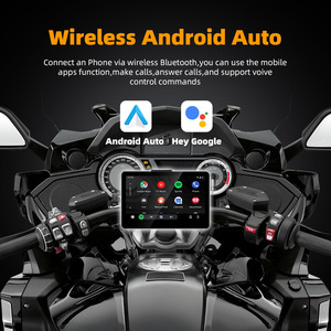 Support de fixation arrière détachable rapide de 6,2 pouces pour enregistreur de conduite de moto, système de navigation Carplay, objectif avant et arrière 1080P - Product Image 6