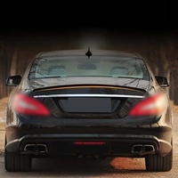 Hayon arrière en ABS noir brillant et motif carbone pour Mercedes Benz CLS-Class C218 berline CLS260 CLS300 2011-2017