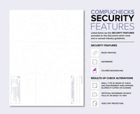 Papier de qualité A pour écriture, impression, paiement commercial, caissiers, contrats, accords, formulaires, commandes, chèques vierges, QuickBooks, chèques bancaires