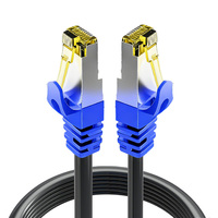 Câble Ethernet Cat8 RJ45 40000 Mbps en cuivre nu OFC double blindage haute performance testé pour serveur réseau G