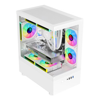 Mid Tower Cabinet Pc Gaming Desktop Mini Itx case Computer Games Micro-ATX Computer case