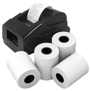 Vente chaude POS Papier Rouleau de papier thermique 57mm 48g Rouleau de papier de caisse enregistreuse thermique