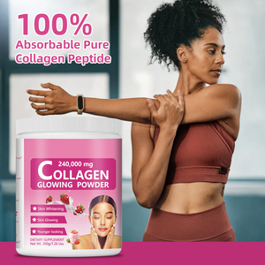 Private Label Kollagen Glanzpulver Hautaufhellendes Kräuterergänzungsmittel Hersteller Großhandelslieferung Hoher Proteingehalt Kalorienarm - Product Image 2