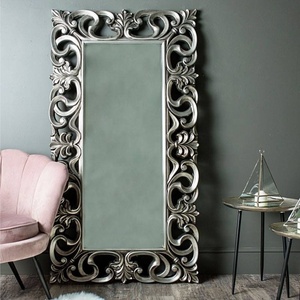Big Baroque Full Length Floor Full Body <strong>Mirror</strong> Decorative Polyurethane Wood Carved Louis <strong>Leaning</strong> Large Vintage <strong>Mirror</strong> - Product Image 3