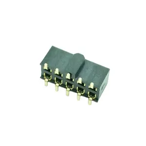 电子连接器2.0*4.3双排8针10针12针SMT型主板插头，带极化键