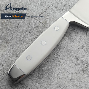 Cuchillo <span class=keywords><strong>de</strong></span> Chef con mango <span class=keywords><strong>de</strong></span> plástico ecológico 2023, juego <span class=keywords><strong>de</strong></span> <span class=keywords><strong>cuchillos</strong></span> <span class=keywords><strong>de</strong></span> acero inoxidable para uso en la cocina, fácil <span class=keywords><strong>de</strong></span> limpiar, no pegajoso - Product Image 5