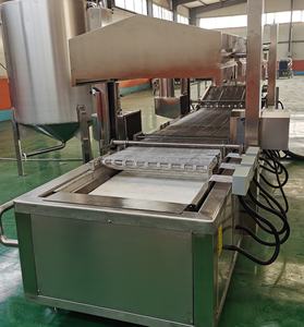 <span class=keywords><strong>Ligne</strong></span> de machines de friture profonde automatique continue pour galettes de pommes de terre, nuggets de poulet, galettes de viande, tartes à la viande, pour KFC - Product Image 4