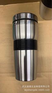Stainless Steel Tumbler Vacuum <b>Insulated</b> Double Wall Travel <b>Mug</b> With Lid Minimalist Design - Product Image 4