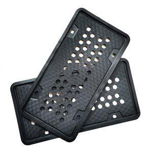 Bền xe tag chủ sở hữu xe Silicone tấm giấy phép khung 2 gói - Product Image 2