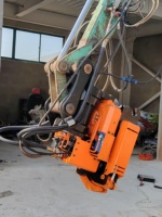 Tiltrotateur hydraulique GJTR1600 prêt pour capteur, rotatif à 360 degrés, avec raccord de graissage, pour excavatrices de 3 à 5 tonnes