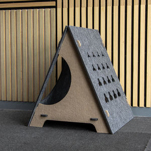 Casa para Gatos Plegable, Acústica, de Fieltro de Poliéster, Moderna y Sostenible, con Color Personalizado y Logotipo Impreso, Suministro de Fábrica - Product Image 2