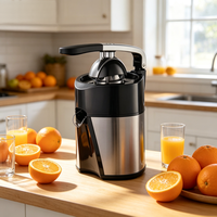 Mini Blender Draagbare Koude Pers Fruitpers Machine Handmatige Sinaasappelpers Handpers Fruitpers Extractor Machine