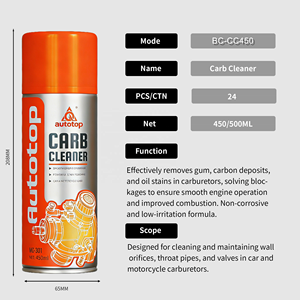 Limpiador <span class=keywords><strong>de</strong></span> Carburador en Aerosol BC Custom Wholesale <span class=keywords><strong>de</strong></span> 450 ml, Elimina el Residuo <span class=keywords><strong>de</strong></span> Carbón <span class=keywords><strong>y</strong></span> el Barniz para Motores <span class=keywords><strong>de</strong></span> Automóviles, Camiones <span class=keywords><strong>y</strong></span> Motocicletas - Product Image 2