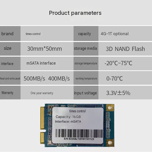 BKHD mSATA M.2 NVMe SSD โซลิดสเตทไดรฟ์ 32GB 64GB 128GB 256GB 512GB 1TB สำหรับจัดเก็บข้อมูลอุตสาหกรรม - Product Image 2