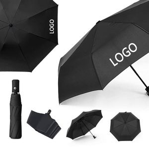 Wholesale Folding Personal Sunshade Custom Compact Portable Rain Automatic <b>Windproof</b> <b>Umbrella</b> With Logo - Product Image 3