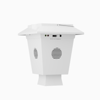 Répulsif solaire ultrasonique pour animaux et oiseaux X-Pest BR01 avec télécommande, détecteur de mouvement pour dissuader les oiseaux