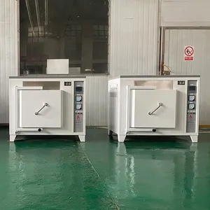 Horno de mufla eléctrico de alta temperatura Henan Luoyang, fabricación de horno de atmósfera de caja de 1200 grados