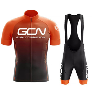 プロ仕様サイクリングウェアキット ロードバイクジャージ メンズ用 3XL 9Dジェルパッド付き - Product Image 1