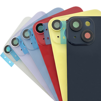Boîtier arrière en verre, couvercle de batterie, châssis assemblé pour iPhone 15 15 Plus, moule privé