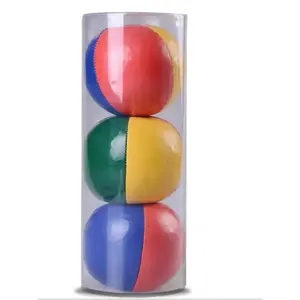 Popularité coloré en cuir balle anti-stress en mousse PU balle de jonglage en gros vente chaude jouet promotionnel