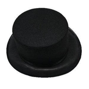 Sombrero de mago negro para actuaciones en escenario, accesorios mágicos transpirables unisex para adultos, protección solar - Product Image 2