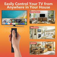 Télécommande de remplacement pour téléviseur intelligent Samsung - Commande vocale, compatible avec les modèles 2019-2025, sans recharge solaire, garantie de 2 ans