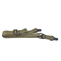 Sangle de fusil tactique réglable en polyester camouflage, double point d'attache, durable, accessoires pour la chasse - Grande Vente