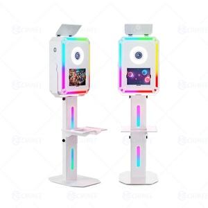 Cabina de fotos con impresora kiosco <span class=keywords><strong>surface</strong></span> <span class=keywords><strong>pro</strong></span> photobooth Shell Cámara cabina de fotos boda iPad DSLR cabina suministros para fiestas - Product Image 1