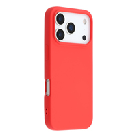 Coque de téléphone souple antichoc pour iPhone 17 Pro Coque arrière en silicone TPU avec doublure en microfibre anti-rayures