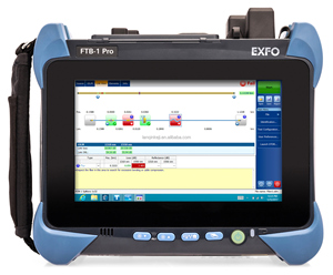 EXFO FTB-1v2 Pro-730D ใยแก้วนำแสงพร้อมตัวเชื่อมต่อแบบถอดเปลี่ยนได้ทันที 1625nm รองรับเครือข่าย 4G 3G GSM WiFi - Product Image 2