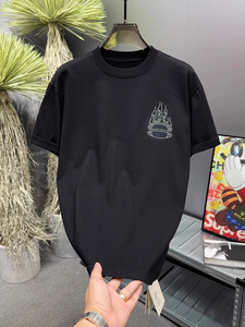 Bán Buôn Ban Đầu Mens Rhinestone T Áo Sơ Mi Áo Sơ Mi Cho Nam Giới Bông Rhinestone Thiết Kế Cho T Áo Sơ Mi - Product Image 5