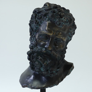 Statua in resina personalizzata per oggetti d'<span class=keywords><strong>arte</strong></span> da tavolo decorazione Accesory antica testa romana busto scultura - Product Image 4