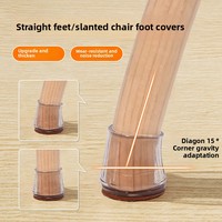 Patins antidérapants en plastique pour pieds de chaise et de table, coussinets épais résistants à l'usure, protections pour chaises et tables