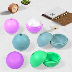 Bandeja de silicona grande para cubitos de hielo con molde de un solo orificio, máquina portátil de hielo de congelación rápida para whisky, para uso doméstico - Product Image 1