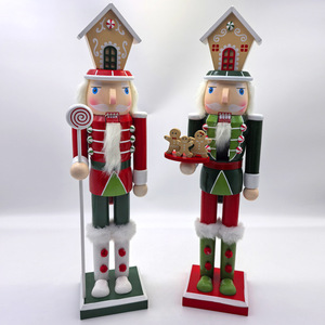 Articles décoratifs <span class=keywords><strong>de</strong></span> Noël <span class=keywords><strong>de</strong></span> bureau Cadeau <span class=keywords><strong>de</strong></span> Noël Bonbons en bois Homme en pain d'épice Nouveau <span class=keywords><strong>Casse</strong></span>-<span class=keywords><strong>Noisette</strong></span> - Product Image 2