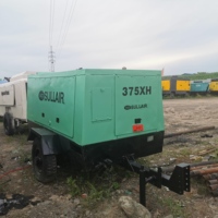 Compresseur d'air d'occasion SULLAIR DPQ375H Portable 10.3 bar 150psi Diesel Engine 10.6 M³/min 375 Cfm Compresseur d'air d'occasion