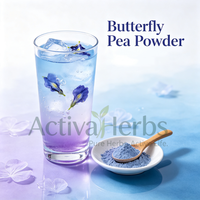 Poudre de fleur de pois papillon de qualité alimentaire naturelle ActivaHerbs