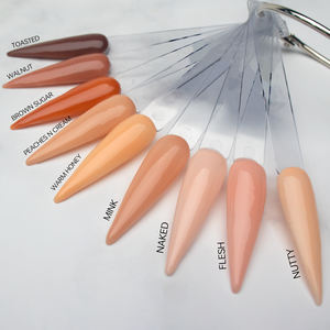 Oem personnalisé échantillon gratuit poudre de trempage EMA de haute qualité poudre colorée pour ongles Art poudre à tremper acrylique d'été à pigment néon - Product Image 1