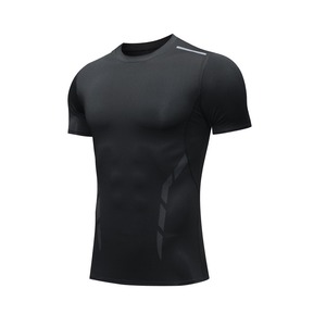 Abbigliamento Sportivo Aderente per Uomo, Elasticizzato, Traspirante, ad Asciugatura Rapida, Maniche Corte per Allenamento Fitness - Product Image 5