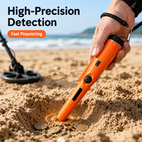 Détecteur de métaux portatif haute précision GP-Pinpointer, puissance 300mW, batterie 9V, noir, sécurité, archéologie, chasse au trésor