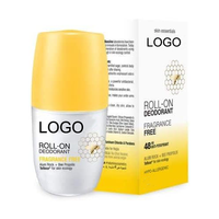 Organique Personnalisé Vegan Rouleau sur Gros Marque Privée Corps Roll-on 48 Heures Déodorant Parfum antisudorifique corps