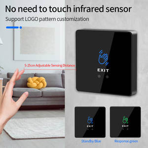 No Touch Infrared Sensor Door <strong>Exit</strong> <strong>Button</strong> for Access Control System Electric Lock Door Release <strong>Button</strong> - Product Image 2