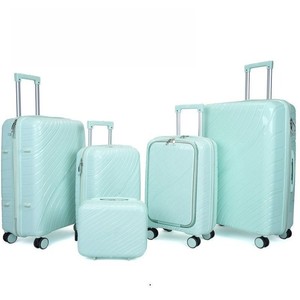 Set di Valigie Spinner Qingfeng Moderno e Lussuoso da 5 Pezzi con Manico Morbido, Grande Capacità e Design Durevole per Viaggi d'Affari - Product Image 4