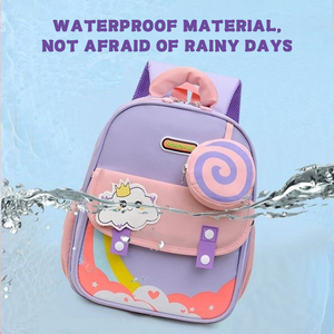 Wholesale Elementary <strong>School</strong> Waterproof Large Capacity Spine Protection Lightweight Zipper Closure Children Nylon <strong>School</strong> <strong>Bag</strong> - Product Image 2