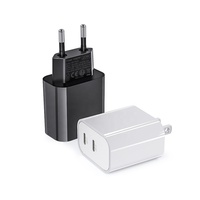 Chargeur mural rapide Type-C 20W PD pour grossistes, prise EU/US, compatible iPhone 11-16, Samsung S21 S22 S23