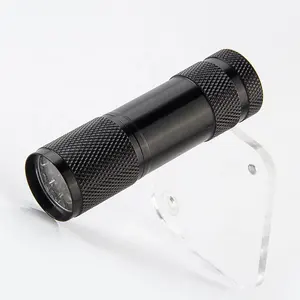 AJOTEQPT Pattern 9 Led AAA Aluminum Alloy Led Mini Small Keychain Gift Flashlight