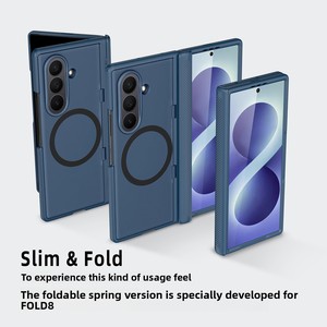 หน้าจอพับแม่เหล็กแบบใหม่ของ Huanmin พร้อมขาตั้งด้านหลัง ออกแบบมาสำหรับ Samsung Z Fold 8 Ultra โดยเฉพาะ สำหรับการใช้งานแบบ cross-b - Product Image 3