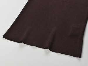 Maglione a maglia da <span class=keywords><strong>donna</strong></span> con collo alto stile elegante Colorblock autunnale Casual a <span class=keywords><strong>manica</strong></span> <span class=keywords><strong>corta</strong></span> a maglia aderente - Product Image 6