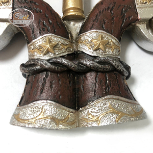 गर्म बेचने गुणवत्ता रेट्रो घर सजावट के लिए विचारों मोती राल पिस्तौल पार पकड़ती - Product Image 3